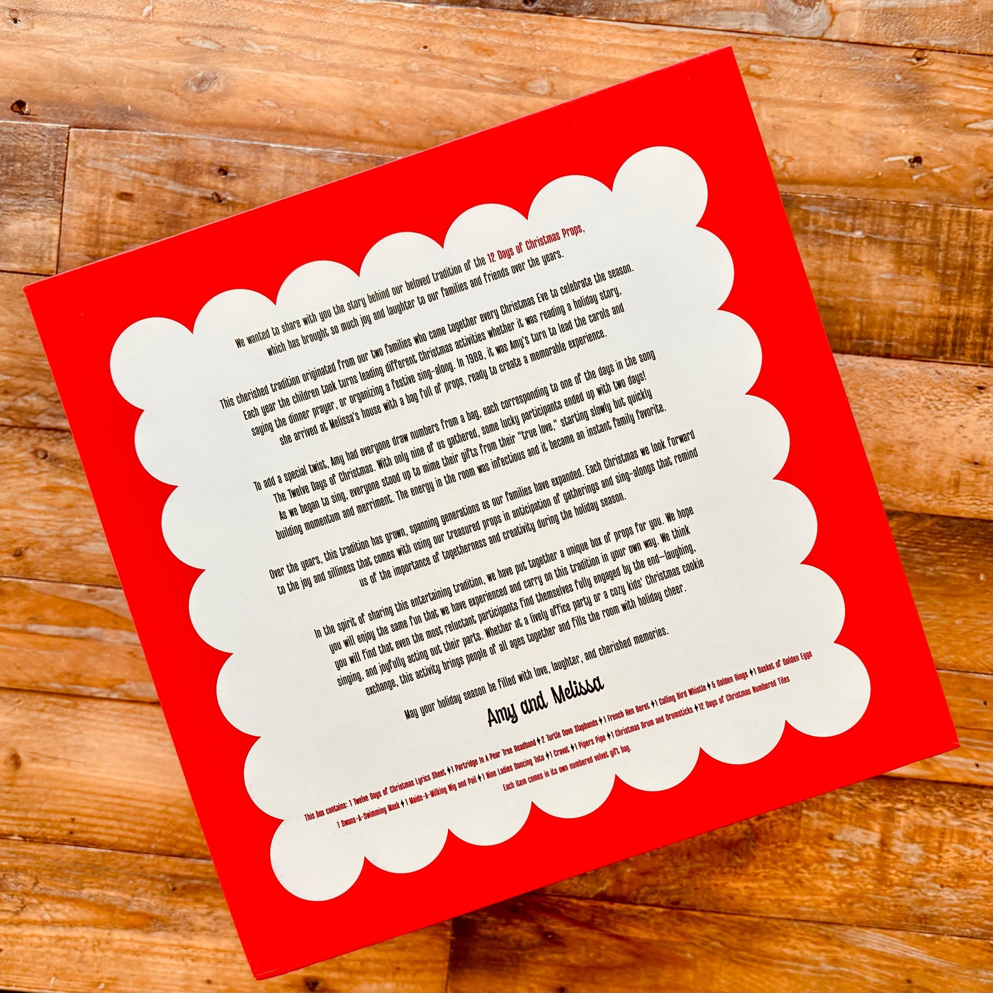 12 Days of Christmas Props